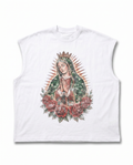 T-SHIRT SMANICO MADONNA BIANCO