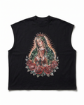 T-SHIRT SMANICO MADONNA NERO