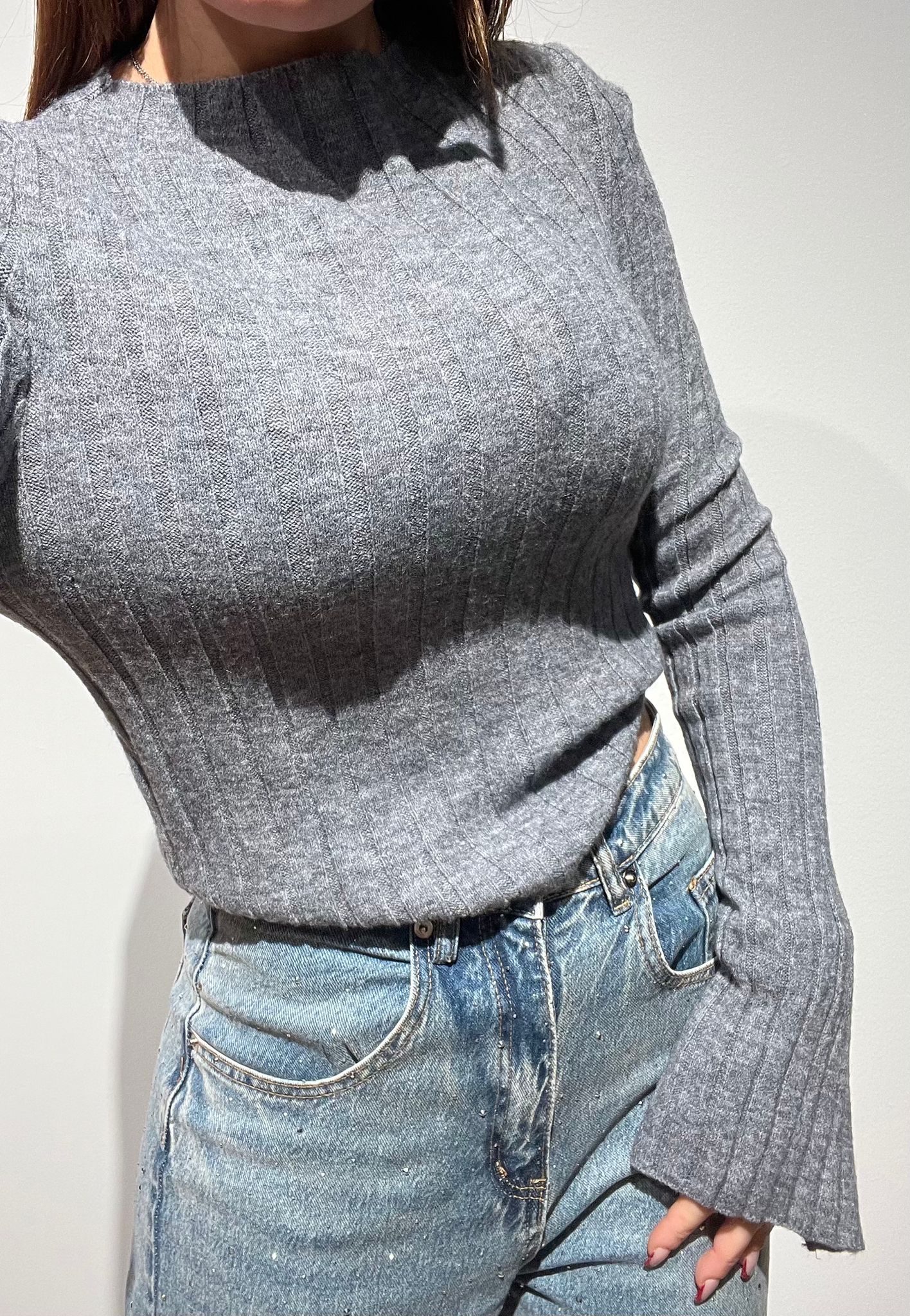 MAGLIONCINO KENDAL GRIGIO