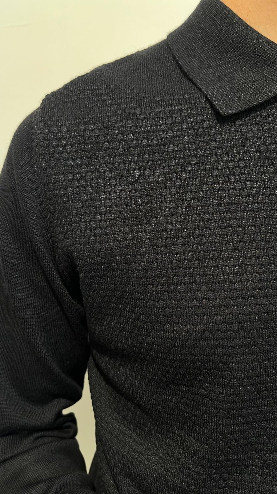 MAGLIONCINO ZIP TRAPUNTATO