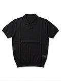T-Shirt Filo Scollo a V Nera