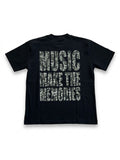 T-Shirt Mimetica "Music Make The Memories" Nera