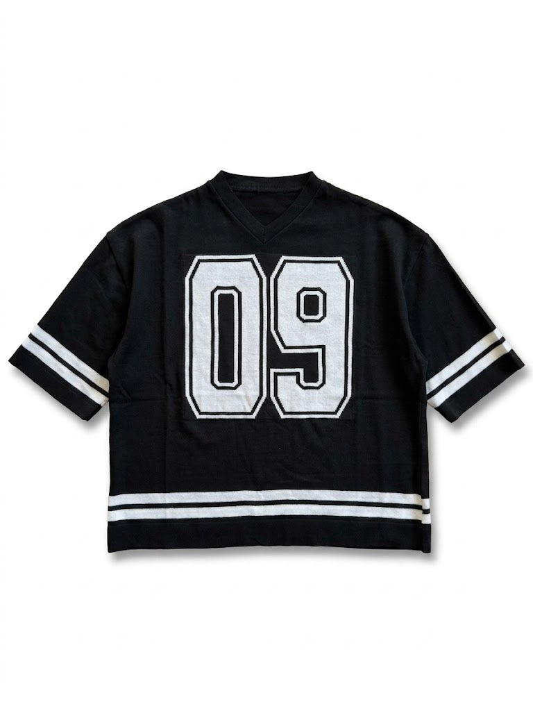 T-Shirt Baseball 09 Nera