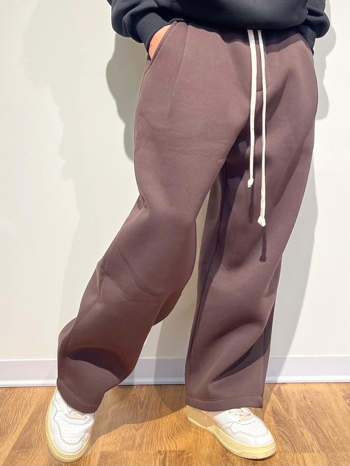 PANTALONE FONDO AMPIO CIOCCOLATO